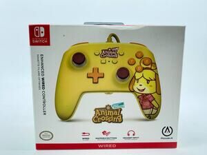 PowerA Animal Crossing Isabelle Enhanced Wired Controller Nintendo Switch New